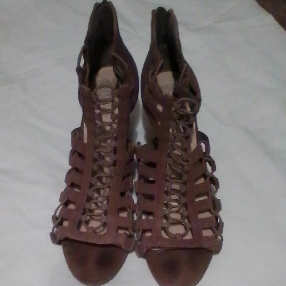 Vince Camuto Tan Strappy Sandals